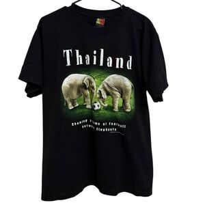 JOLIGOLF Thailand Elephant Soccer Graphic Tee Large